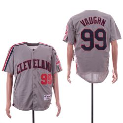 Cheap Ricky Vaughn Indians Jersey From China Grey turn back the clock #99