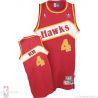 Cheap Spud Webb Hawks Jersey #4 Throwback Alternate Red From China