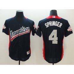 Cheap George Springer Astros Jersey From China Navy 2018 All star #4