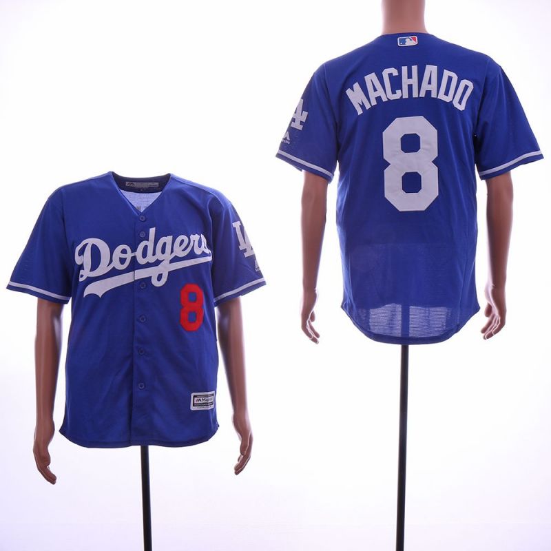 Cheap Manny Machado Dodgers Jersey From China Blue Game #8