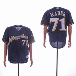 Cheap Josh Hader Brewers Jersey From China Navy Game #71