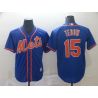 Cheap Tim Tebow Mets Jersey From China Blue Game #15