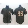 Cheap Aaron Judge Yankees Jersey From China Olive Salute TO Service #99