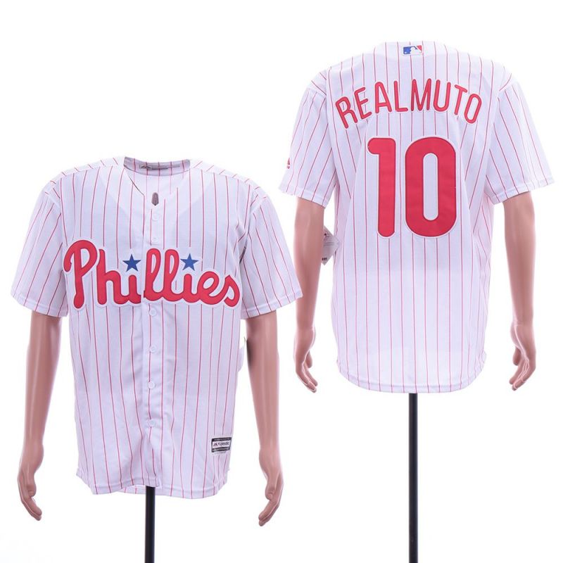 Cheap JT Realmuto Phillies Jersey From China White #10