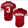 Cheap Bryce Harper Phillies Jersey From China Red throwback #3