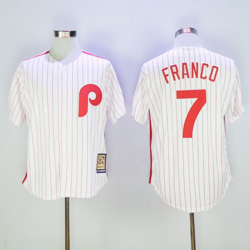 Cheap Maikel Franco Phillies Jersey From China White throwback #7