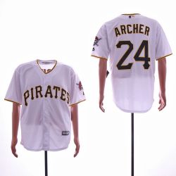 Cheap Chris Archer Pirates Jersey From China White Game #24