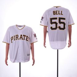 Cheap Josh Bell Pirates Jersey From China White Game #55