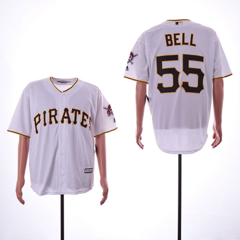 Cheap Josh Bell Pirates Jersey From China White Game #55