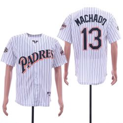 Cheap Manny Machado Padres Jersey From China White Turn Back the clock #13