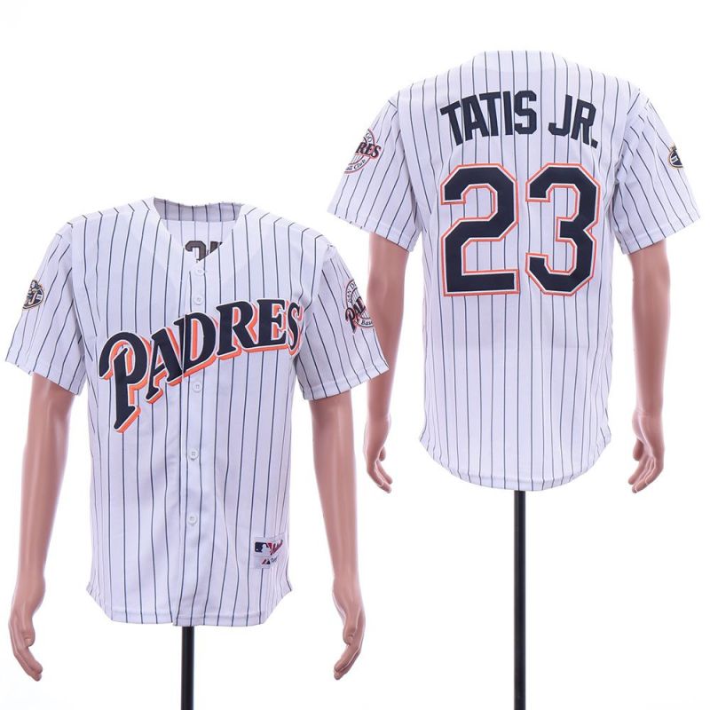 Cheap Fernando Tatis Jr Padres Jersey From China White Turn Back the clock #23