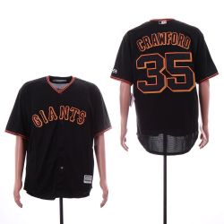 Cheap Brandon Crawford Giants Jersey From China Black Game #35