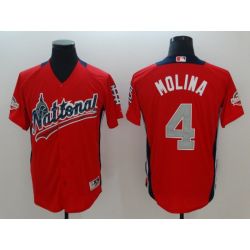 Cheap Yadier Molina Cardinals Jersey From China Red 2018 All Star #4