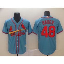 Cheap Harrison Bader Cardinals Jersey From China Blue Game #48