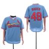 Cheap Harrison Bader Cardinals Jersey From China Blue throwback #48