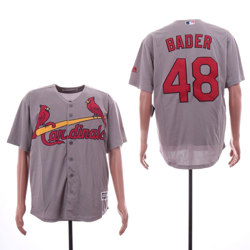 Cheap Harrison Bader Cardinals Jersey From China Grey Game #48