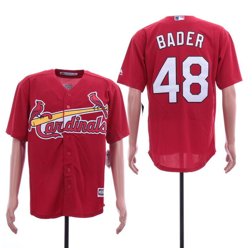 Cheap Harrison Bader Cardinals Jersey From China Red Game #48