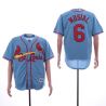 Cheap Stan Musial Cardinals Jersey From China Blue Game #6