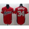 Cheap Bryce Harper Nationals Jersey From China Red 2018 All Star #34