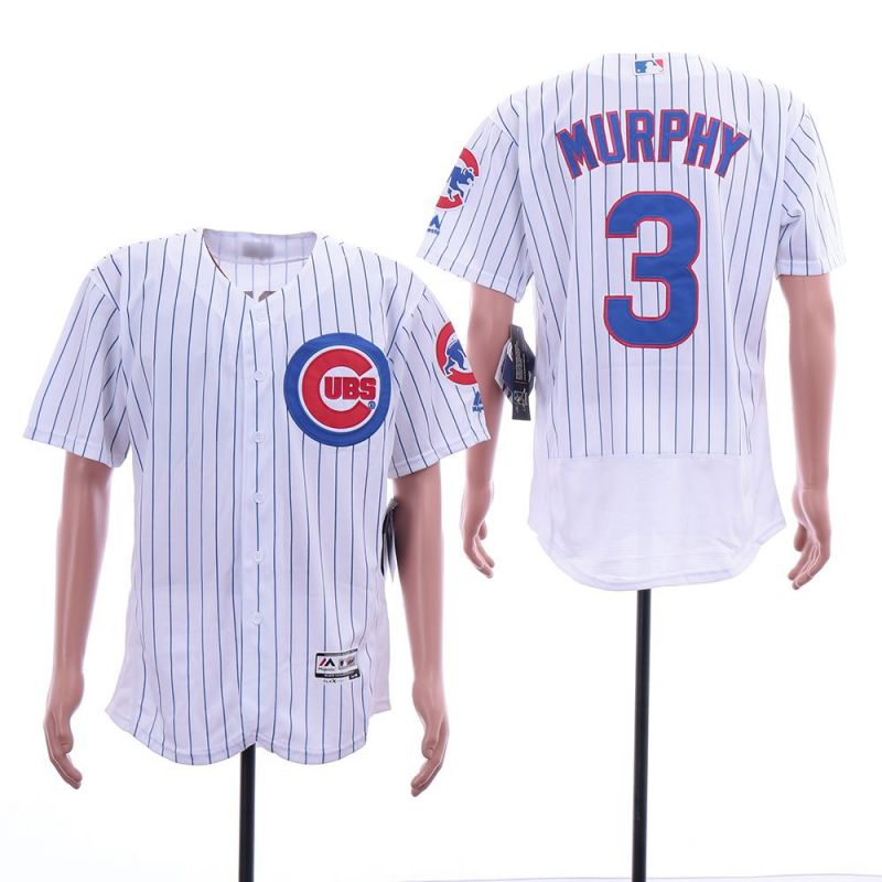 Cheap Daniel Murphy Cubs Jersey From China White Flexbase #3