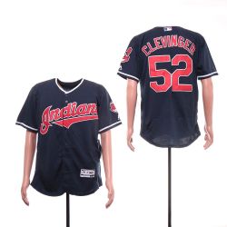 Cheap Mike Clevinger Indians Jersey From China Navy Flexbase #52