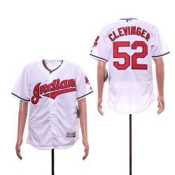 Cheap Mike Clevinger Indians Jersey From China White Flexbase #52