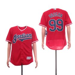 Cheap Ricky Vaughn Indians Jersey From China Red Flexbase #99