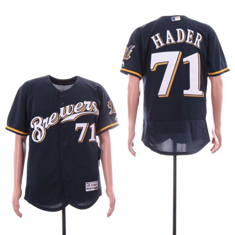 Cheap Josh Hader Brewers Jersey From China Navy Flexbase #71