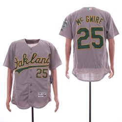 Cheap Mark McGwire Athletics Jersey From China Grey Flexbase #25