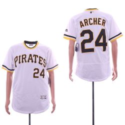 Cheap Chris Archer Pirates Jersey From China White throwback Flexbase #24