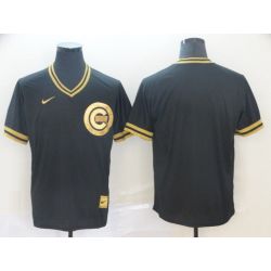 Cheap Cubs Jersey From China Blank Black-Golden