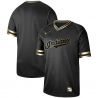 Cheap Indians Jersey From China Blank Black-Golden