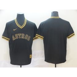 Cheap Astros Jersey From China Black-Golden