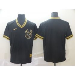 Cheap Yankees Jersey From China Blank Black-Golden