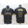 Cheap Tony Gwynn Padres Jersey From China Black-Golden #19