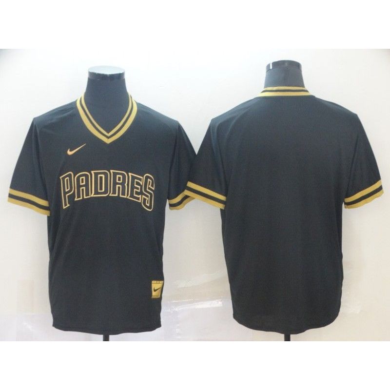 Cheap Padres Jersey From China Blank Black-Golden