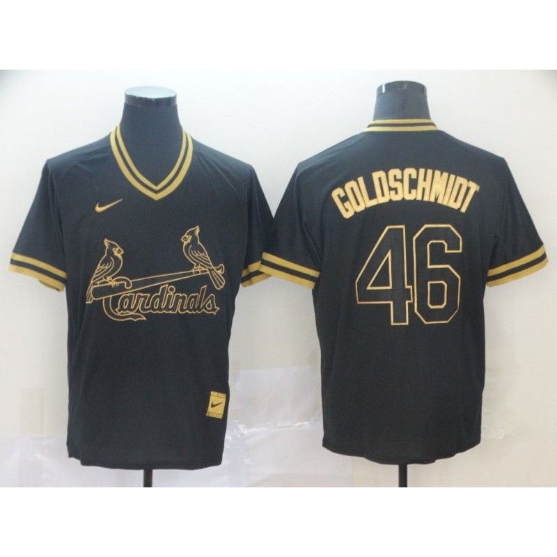 Cheap Bob Gibson Cardinals Jersey From China Black-Golden #45