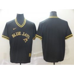 Cheap Blue Jays Jersey From China Black-Golden