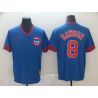 Cheap Andre Dawson Cubs Jersey From China Blue Cooperstown Collection Legend Throwback #8