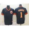 Cheap Rookie Correa Astros Jersey From China Navy Cooperstown Collection Legend Throwback #1