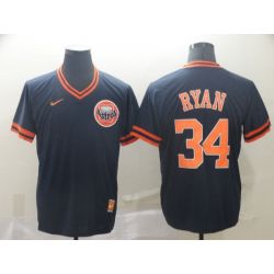 Cheap Nolan Ryan Astros Jersey From China Navy Cooperstown Collection Legend Throwback #34