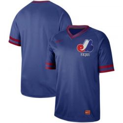 Cheap Expos Jersey From China Blank Blue Cooperstown Collection Legend Throwback