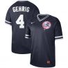 Cheap Lou Gehrig Yankees Jersey From China Navy Cooperstown Collection Legend Throwback #4