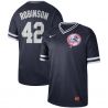 Cheap Jackie Robinson Yankees Jersey From China Navy Cooperstown Collection Legend Throwback #42