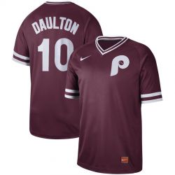 Cheap Darren Daulton Phillies Jersey From China Burgundy Cooperstown Collection Legend Throwback #10