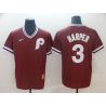 Cheap Bryce Harper Phillies Jersey From China Burgundy Cooperstown Collection Legend Throwback #3