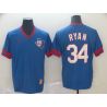 Cheap Nolan Ryan Rangers Jersey From China Blue Cooperstown Collection Legend Throwback #34