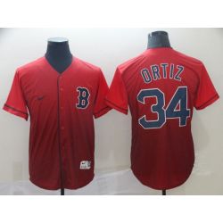 Cheap David Ortiz Red Sox Jersey From China Fade #34