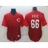 Cheap Yasiel Puig Reds Jersey From China Fade #66