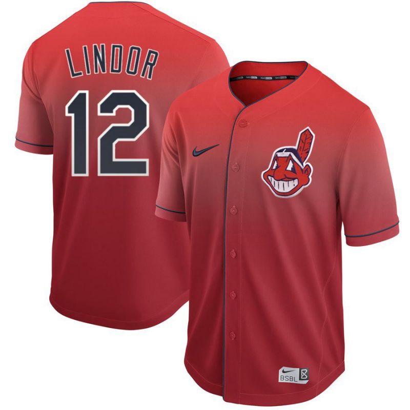 Cheap Francisco Lindor Indians Jersey From China Fade #12